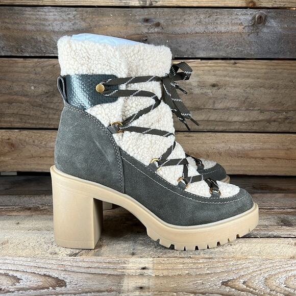 Dolce Vita Celtic Bootie - Olive/Cream - 9 - New without box - Picture 3 of 8